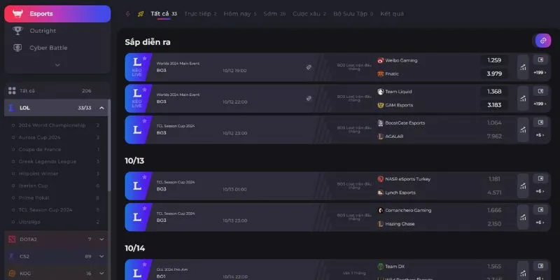 Hướng dẫn chơi cá cược game LMHT